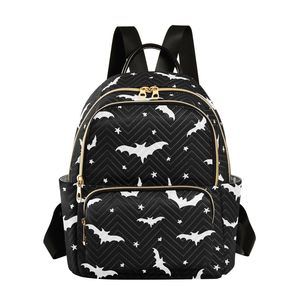 Mini Backpack Halloween Bat Fashion Backpack Purse for Women,Handbag💗